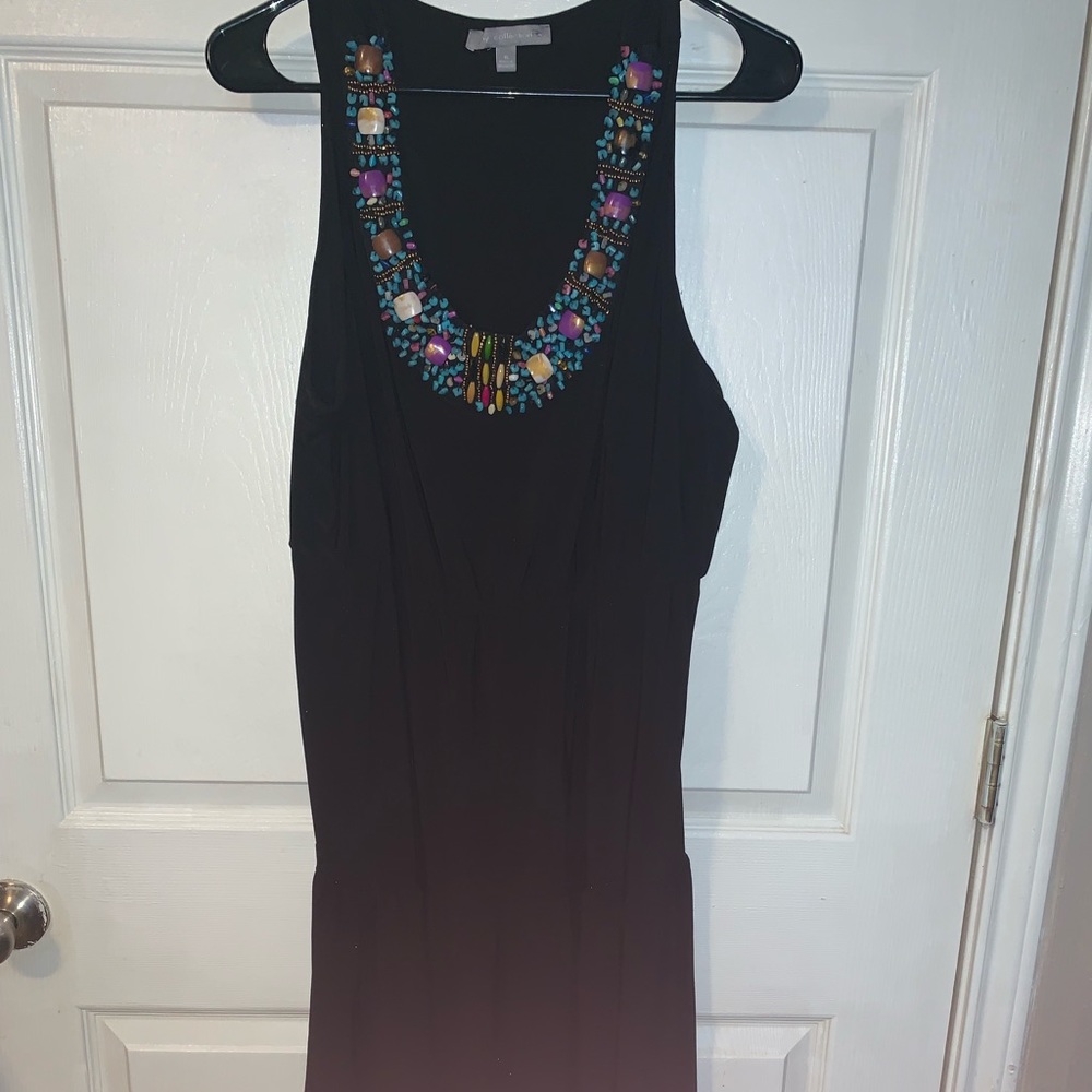 Black sun dress